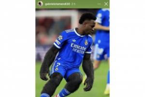 再起风波，网传奥塔门迪兄弟社媒晒维尼修斯与猩猩P图