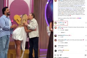 维尼修斯女友晒与男主持人亲吻视频，维尼修斯评论：最棒的❤️