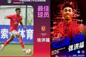 恒大足校：感谢王庚睿、张洪福的贡献，也感谢两中超俱乐部的认可