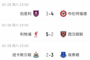 多踢，爱看！英超今日早场比赛疯狂进球，3场狂轰19球