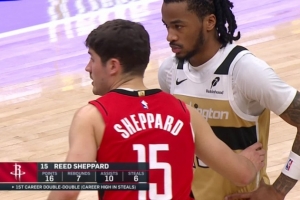 不止是个射手！谢泼德本场已送出6次抢断 创生涯单场纪录！