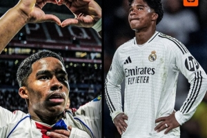 恩德里克在里昂8场比赛参与9球，超过在皇马40场参与进球数量