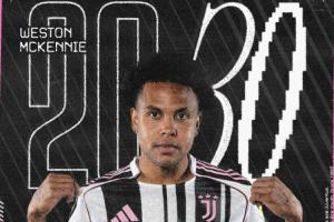 多面手留队！尤文官方：麦肯尼完成续约，新合同至2030年