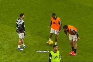 巴西基因觉醒！库尼亚赛前热身展示安东尼“圆规”转圈，看呆B费