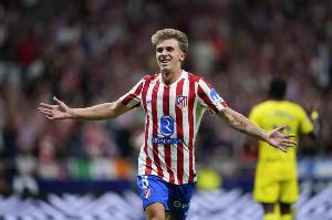 阿斯：巴里奥斯即将复出，可以代表马竞出战下周欧冠与热刺的比赛