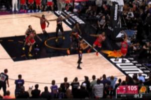 理查兹第二罚不中 但公牛抢篮板成功耗时间直接赢下比赛！