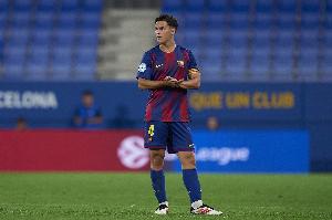 每体：巴萨将在本轮西甲后直接飞英国，两名巴萨B队后卫随队出征