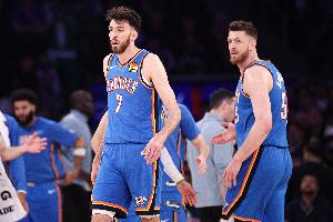 雷霆迎战勇士 切特&哈滕&杰伦威&卡鲁索等7人缺阵