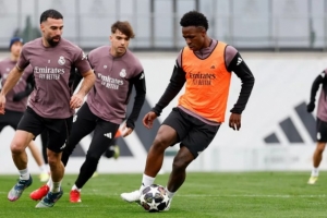 姆巴佩、贝林厄姆等人仍在进行伤病恢复，其他球员完成队内训练