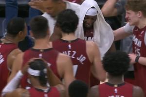 阿德巴约：感谢我队友让我创造历史 联盟很多队友不会让这事发生