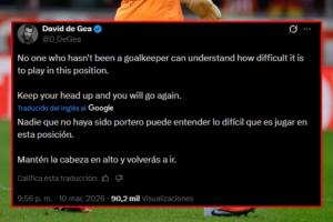 同行相惜！德赫亚社媒安慰金斯基：只有门将才知道多难 抬起头来