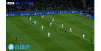 巴黎行云流水！登贝莱带球过人后突施冷箭，击中立柱