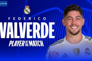 戴帽+4过人成功！巴尔韦德当选皇马3-0曼城一役全场最佳