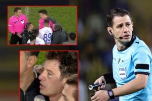 原来是你！枪手客战药厂主裁梅勒判罚引争议，此前吹罚土超曾被打