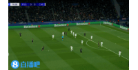 登贝莱传中，内维斯头球摆渡，巴尔科拉抽射直入死角！