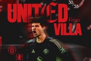 欧冠席位关键战！曼联晒海报预热主场战维拉：老特拉福德比赛日