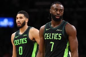 绿军队史单赛季40+场数榜：塔图姆11场第一 本季布朗6场入围前八