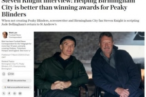 《浴血黑帮》主创：希望有天贝林厄姆回伯明翰效力，未来还有机会