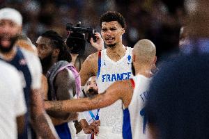 戈贝尔：风水轮流转 法国队在巴黎输给美国 希望28年在洛杉矶复仇