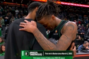 打破魔咒！森林狼时隔21年再次在波士顿赢球 26年来首次横扫对手