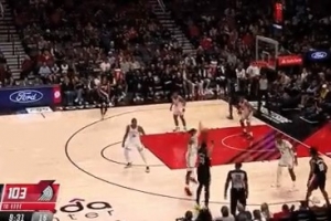 根本停不下来！卡马拉外线开火飙中第9记三分 打破个人最高纪录