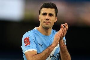 罗德里：在曼城如果有一年没有赢得奖杯，感觉就像过了很久一样